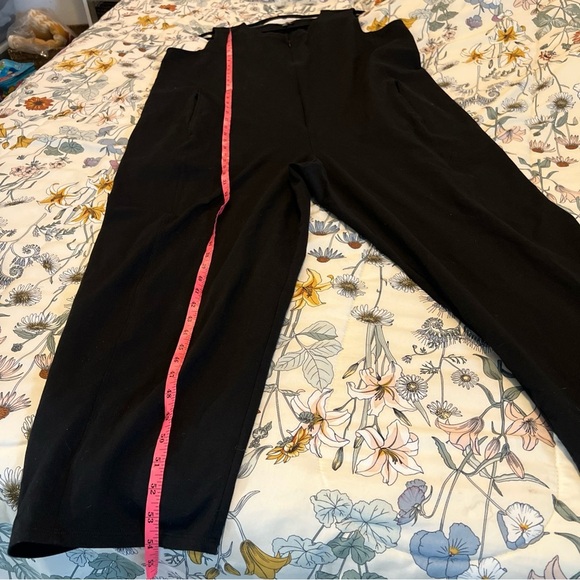 Eileen Fisher Zip Front Cotton Blend Ponte Lantern Jumpsuit - Picture 8 of 10